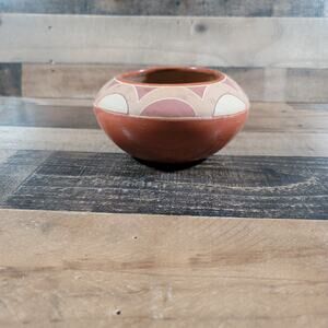 Native American San Juan Pottery Bowl - 7" Wide